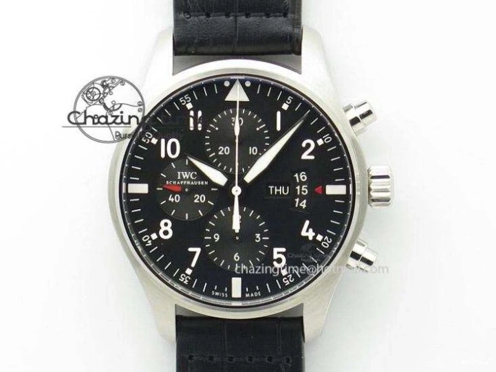 MIROTIME 0329 Pilot Mark XX IW328201 ZF 1:1 Best Edition Black Dial on Black Leather Strap A Affordable 7028